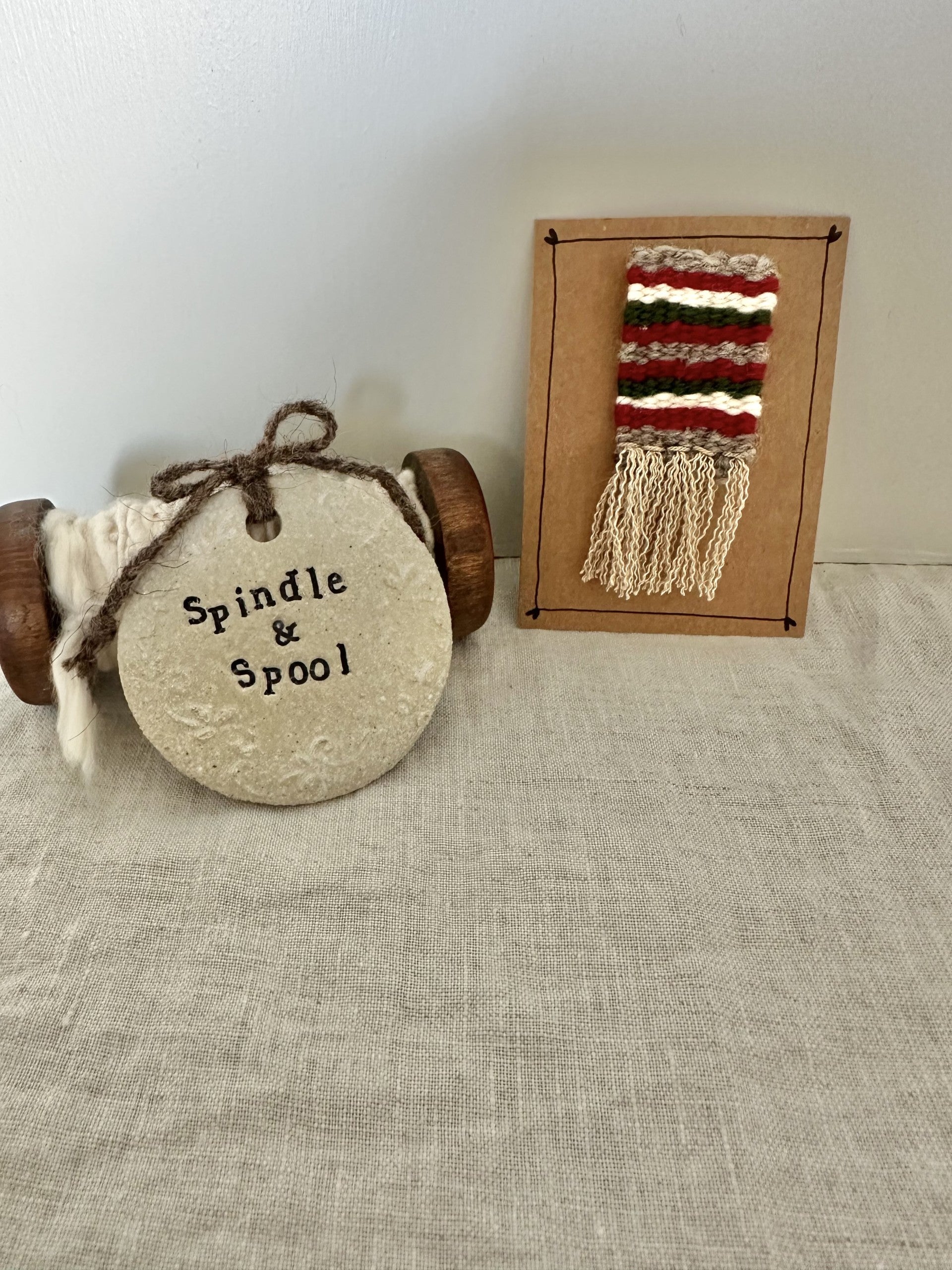 Christmas In July Collection - Handwoven Brooch