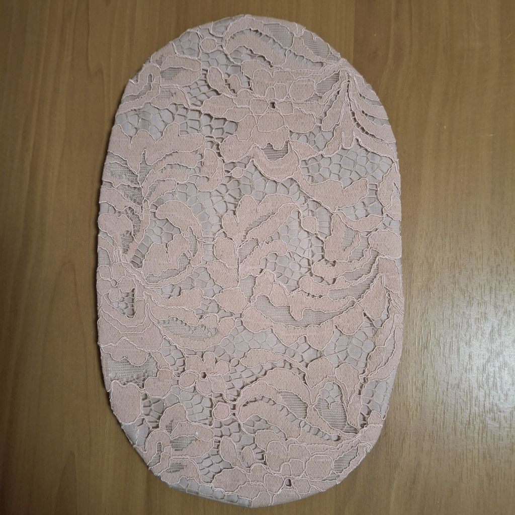 STOMA BAG COVER LARGE LACE PINK  Suitable for Ileostomy, Colostomy, Urostomy