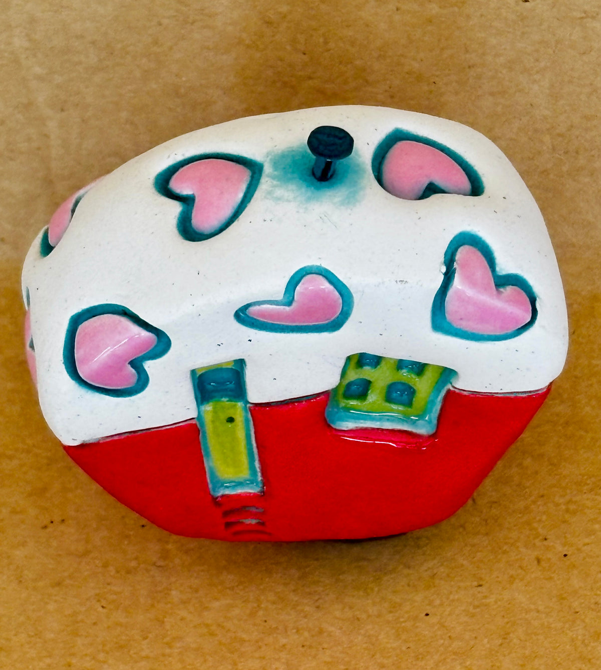Small Retro Collectable Ceramic Caravan 14