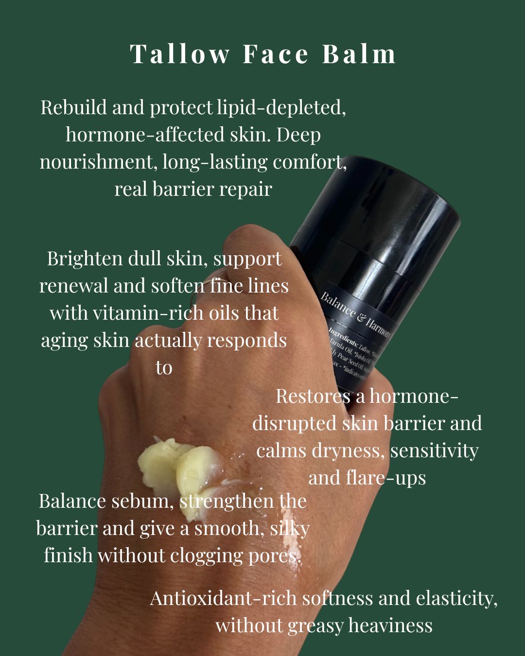 ECHT Face Oil & Tallow Balm Skin Restoration Bundle