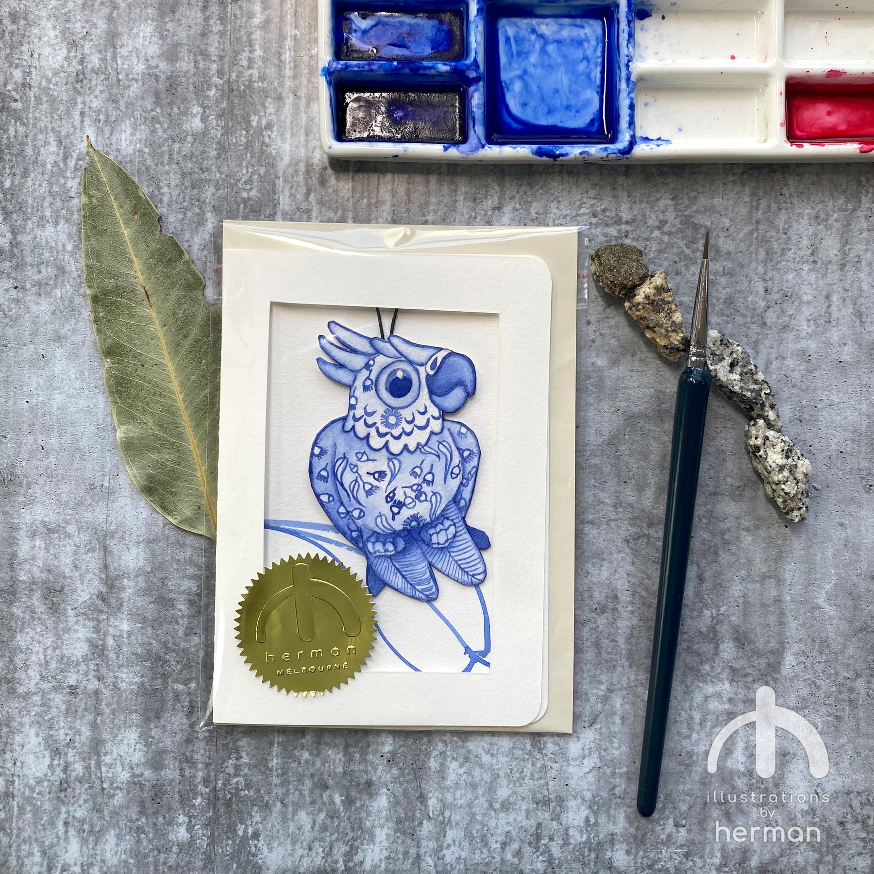 Aussie Backyard Critters - Hand-painted Watercolour - Christmas Ornament