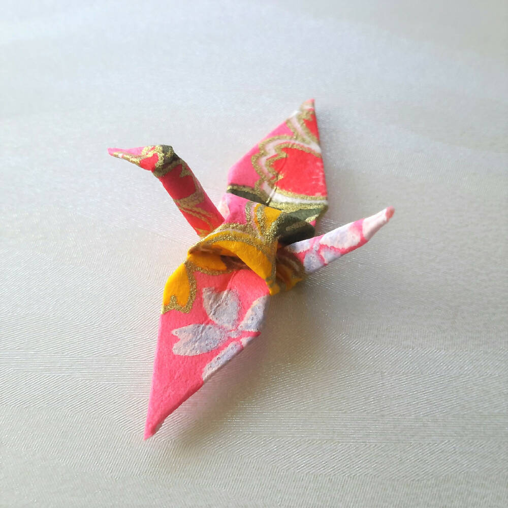 Damask crane - marion nelson art
