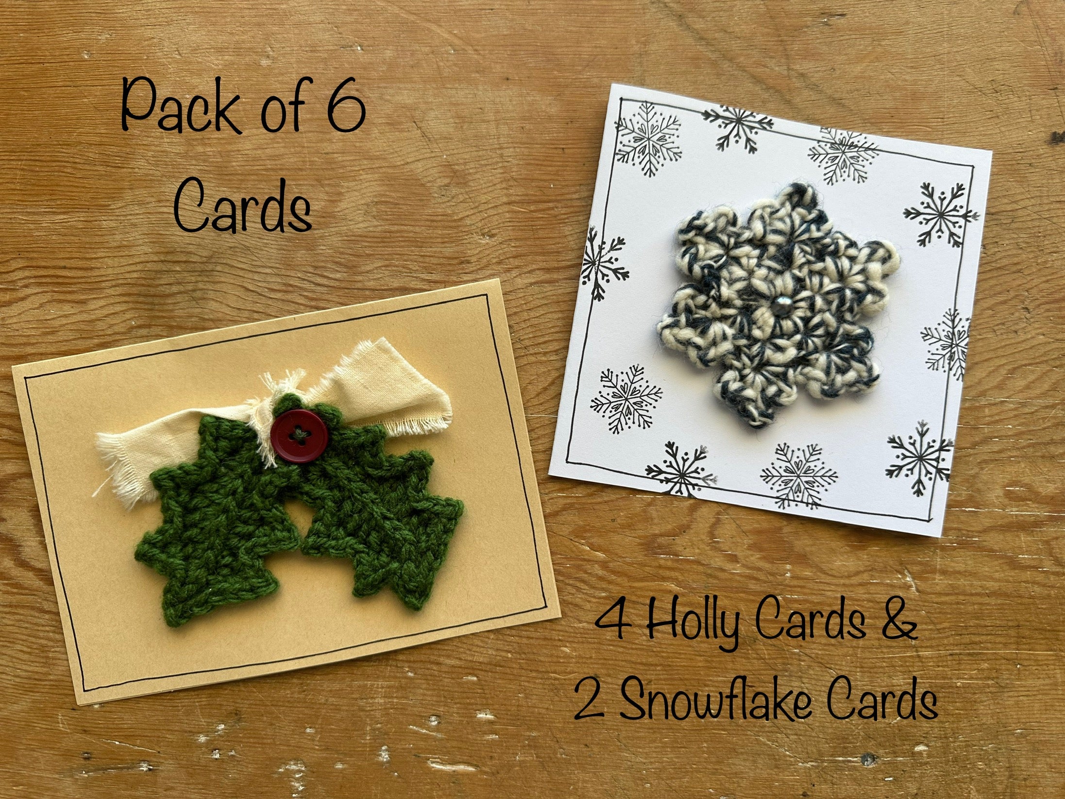 Handmade Christmas Cards - Variety Packs