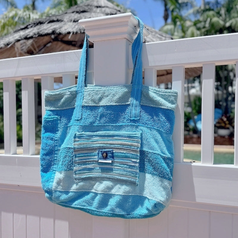 Handmade Beach Bag From Upcycled MAterials