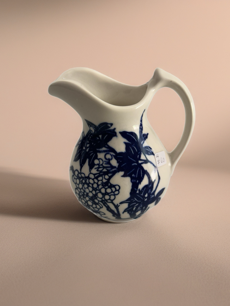 Jug, porcelain, Tasmanian Made