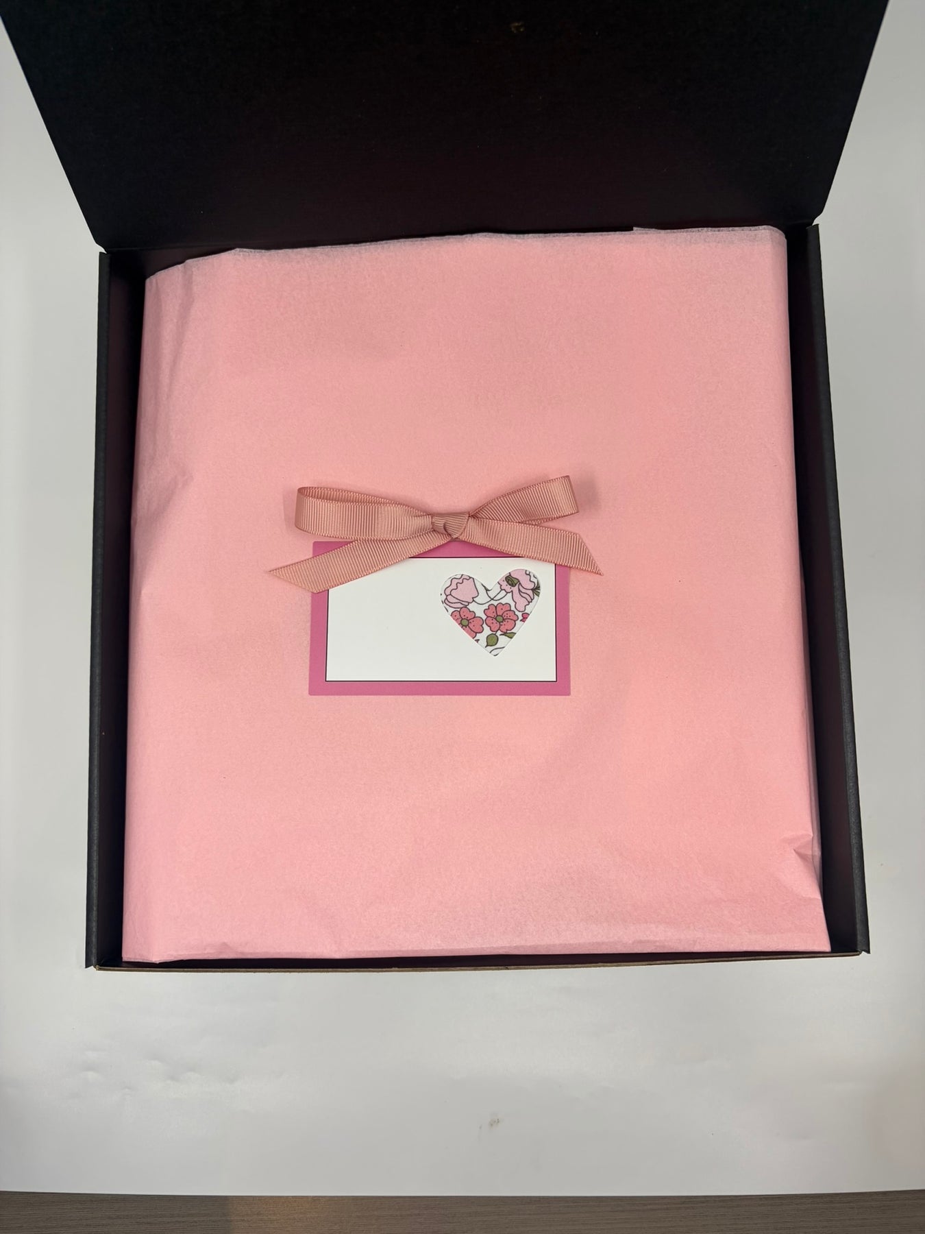 Liberty Fabric Luxury Handmade gift box including a zipper pouch, ear rings and scrunchie