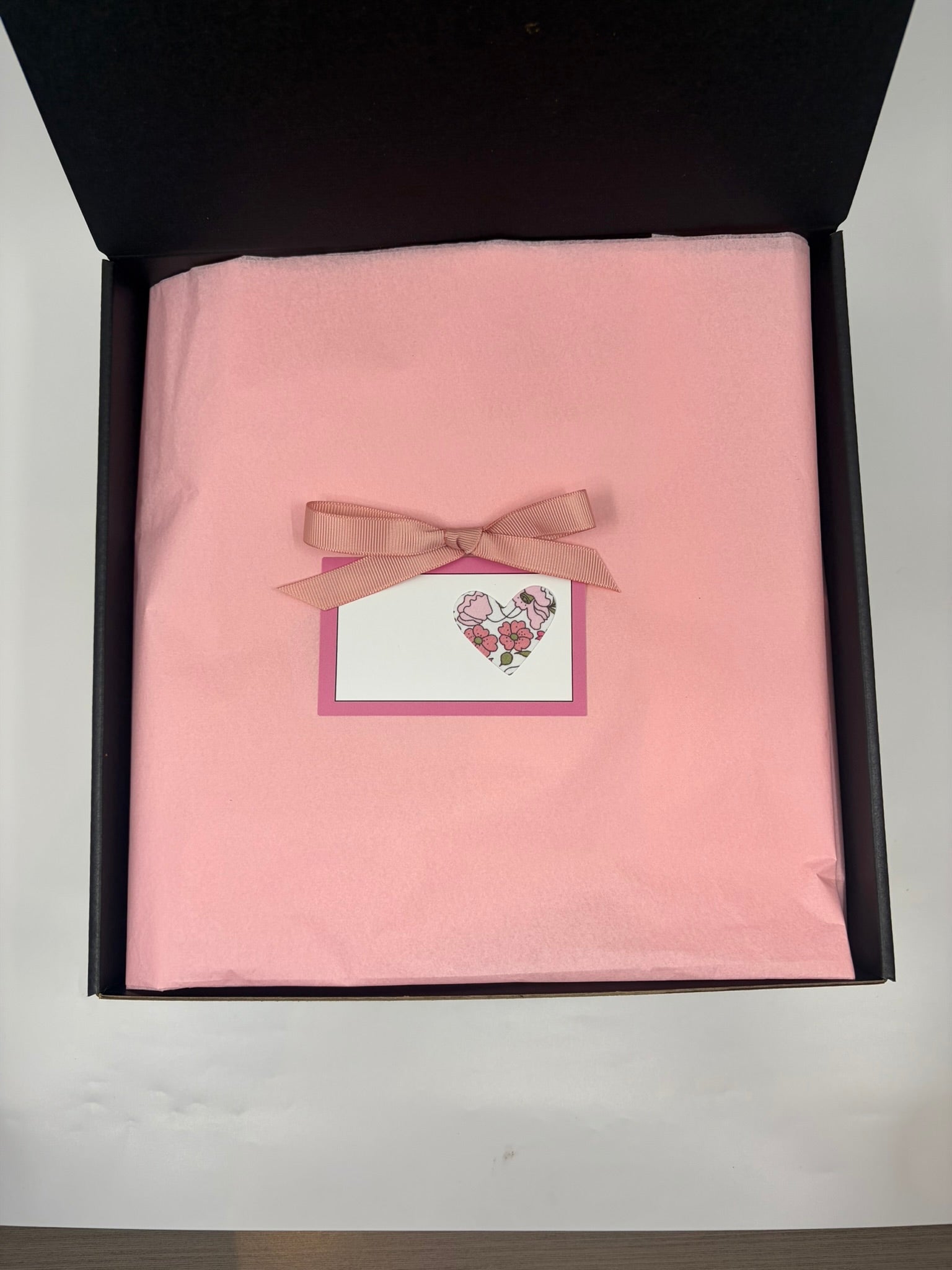 Liberty Fabric Luxury Handmade gift box including a zipper pouch, ear rings and scrunchie