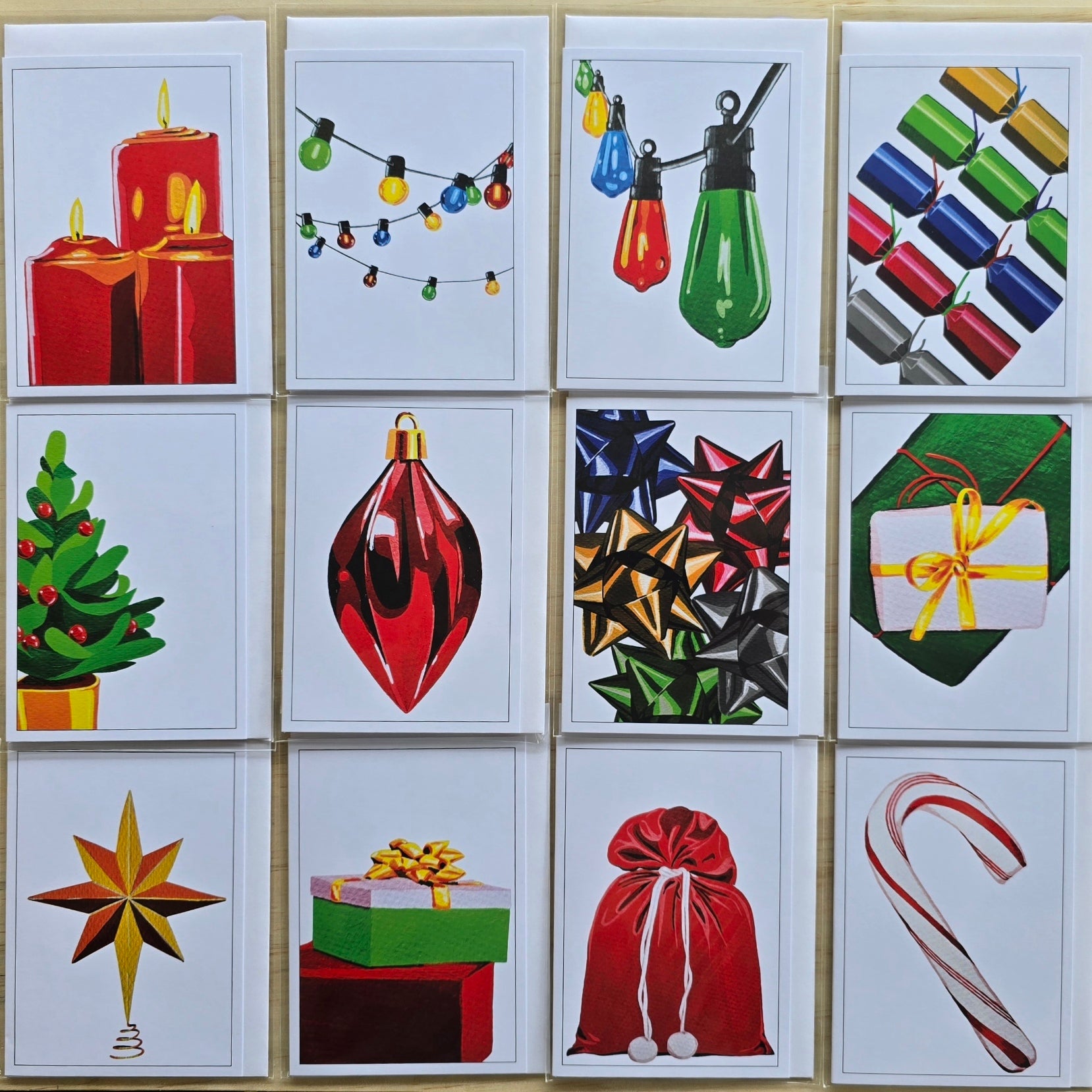 Complete Christmas gift wrapping collection
