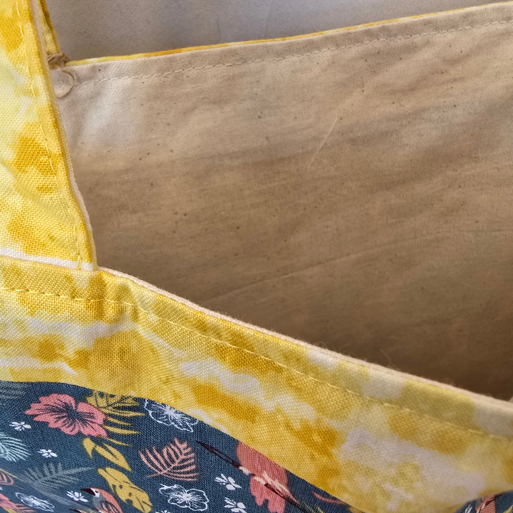 Handmade | Small Parrot | Garden | Tote Bag