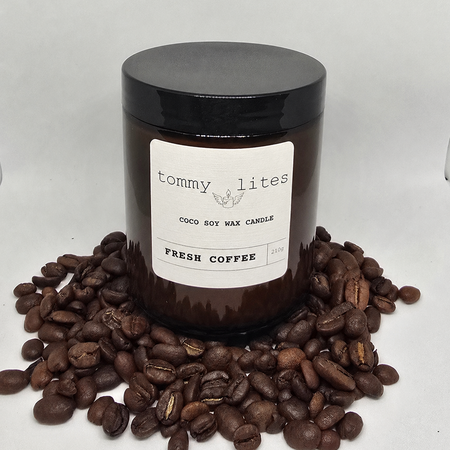 Fresh Coffee Coco Soy wax Candle