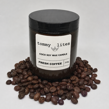 Fresh Coffee Coco Soy wax Candle