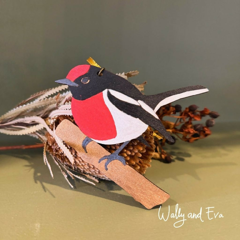 hand-painted-australian-red-robin-christmas-decoration-with-flowers