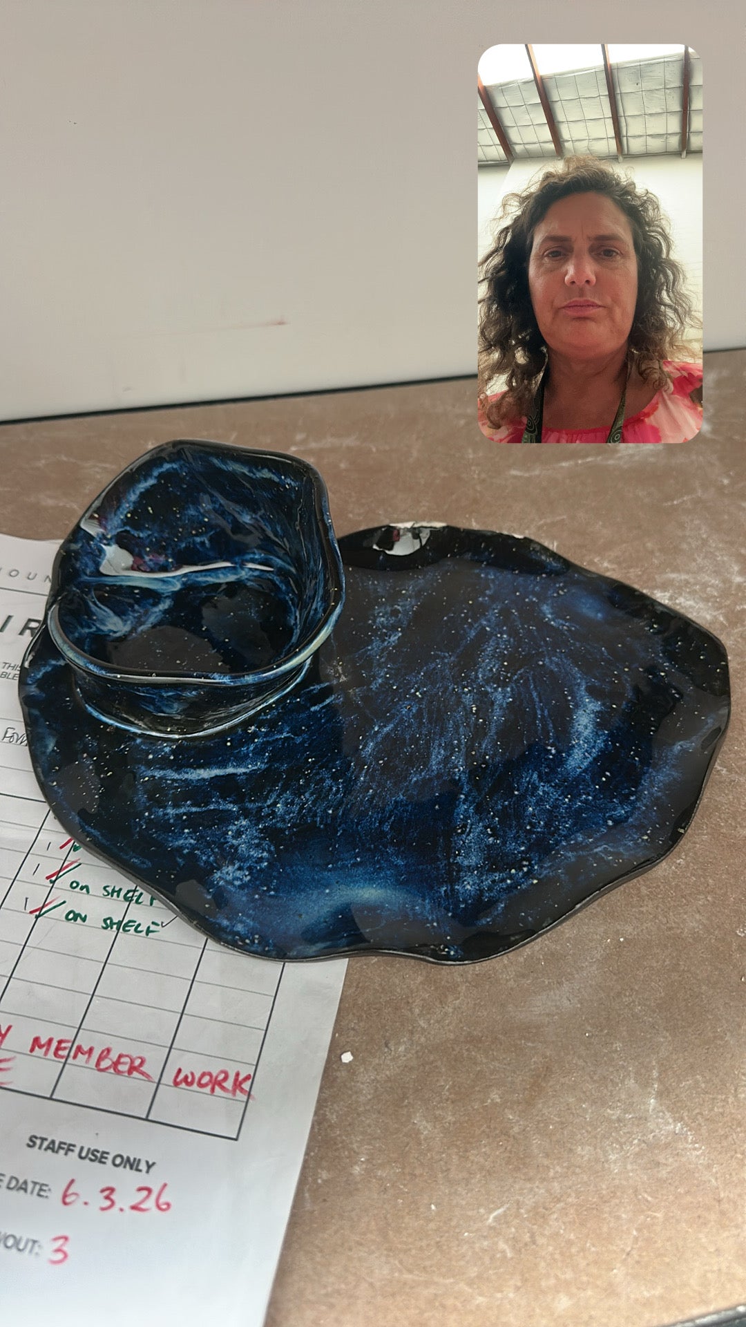 Ceramic Small Jug -  Midnight Storm