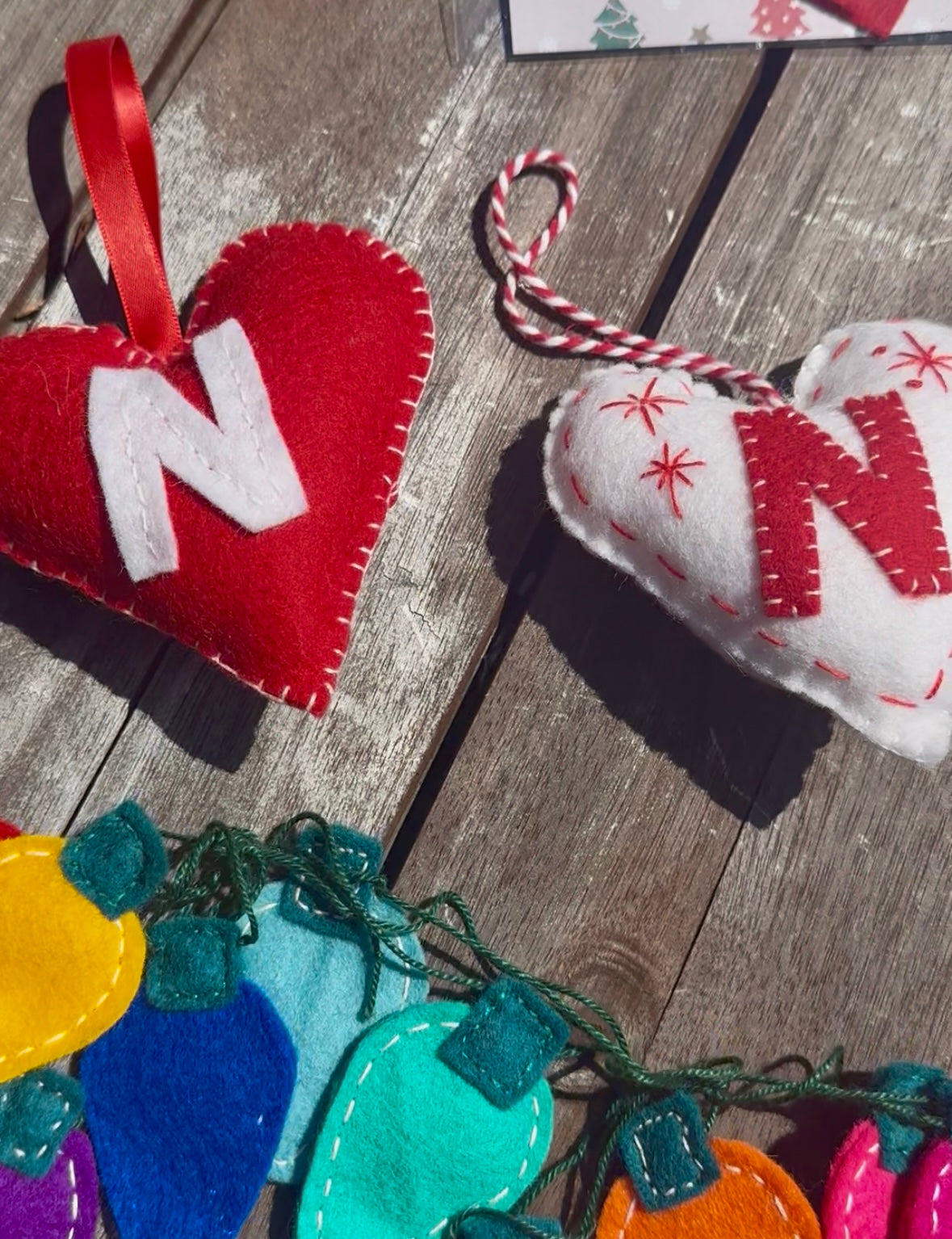 Sewing kits Christmas decorations wool felt