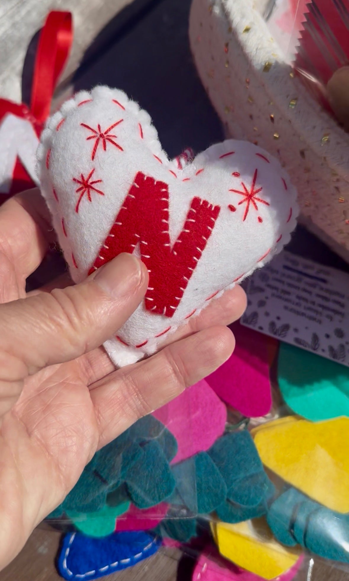 Sewing kits Christmas decorations wool felt