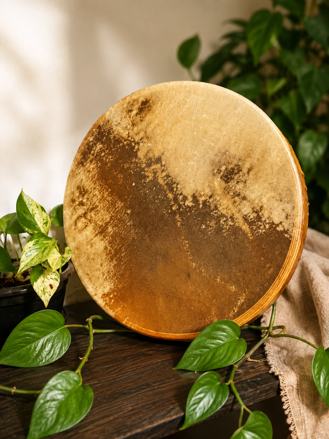 Moon Magic- 16” Roo Medicine Drum
