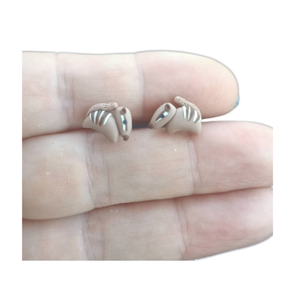 Numbat stud earrings