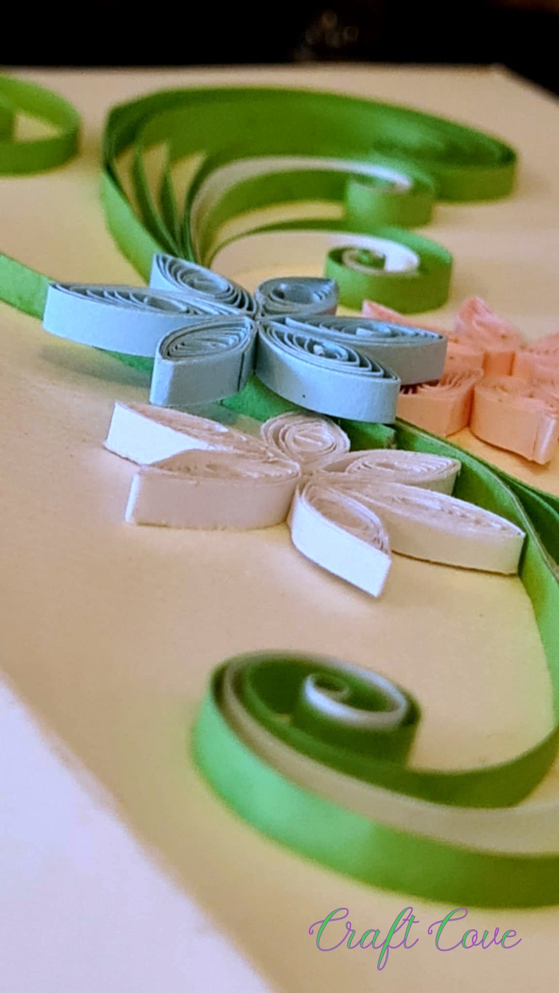 Handmade Quilled Greeting Card – Blank Inside – Choice of 2 Designs