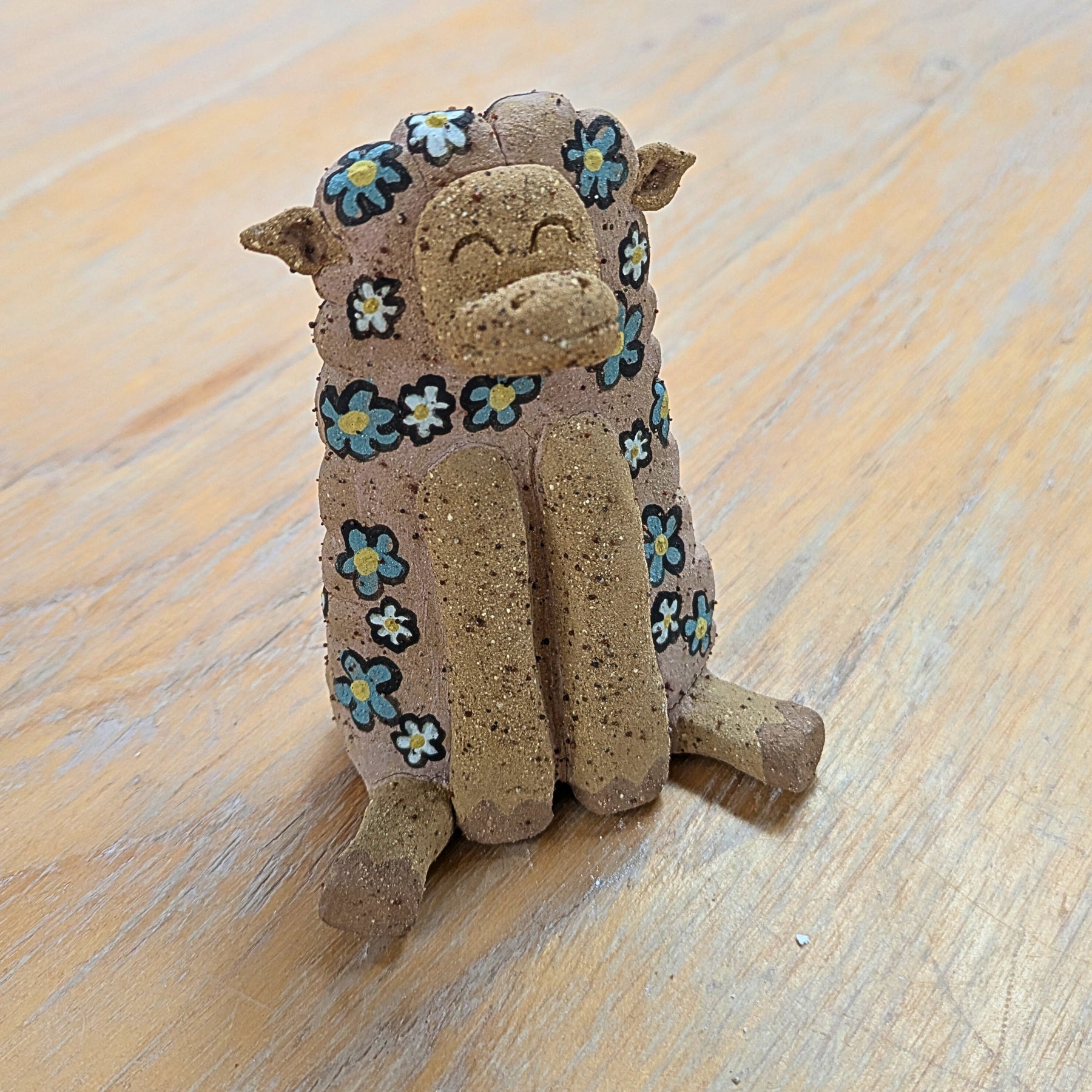 Whimsical Ceramic Animal Flower/Incense Holder Ornaments