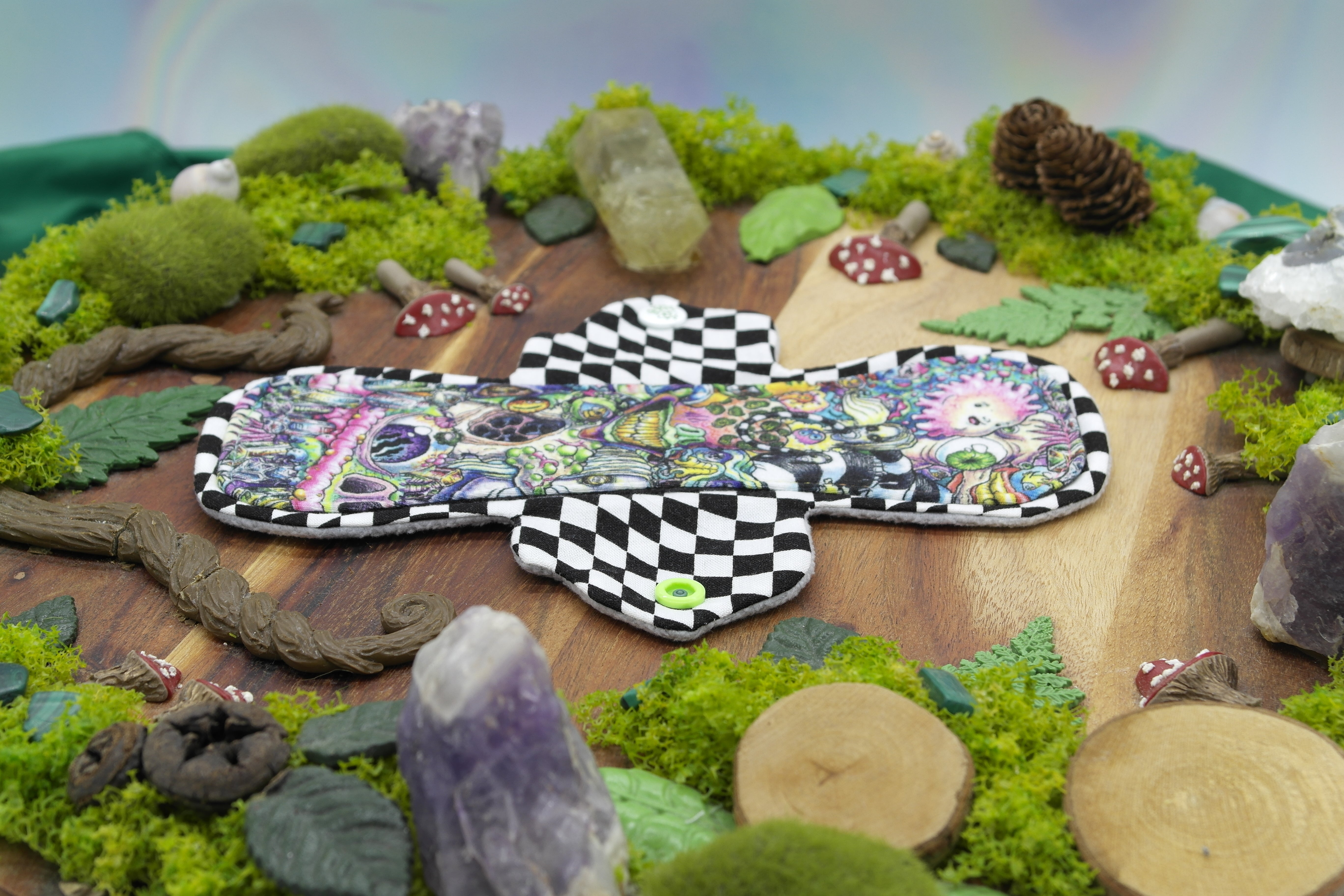 Eco-friendly reusable cloth pad 8" Moderate  - Alternative