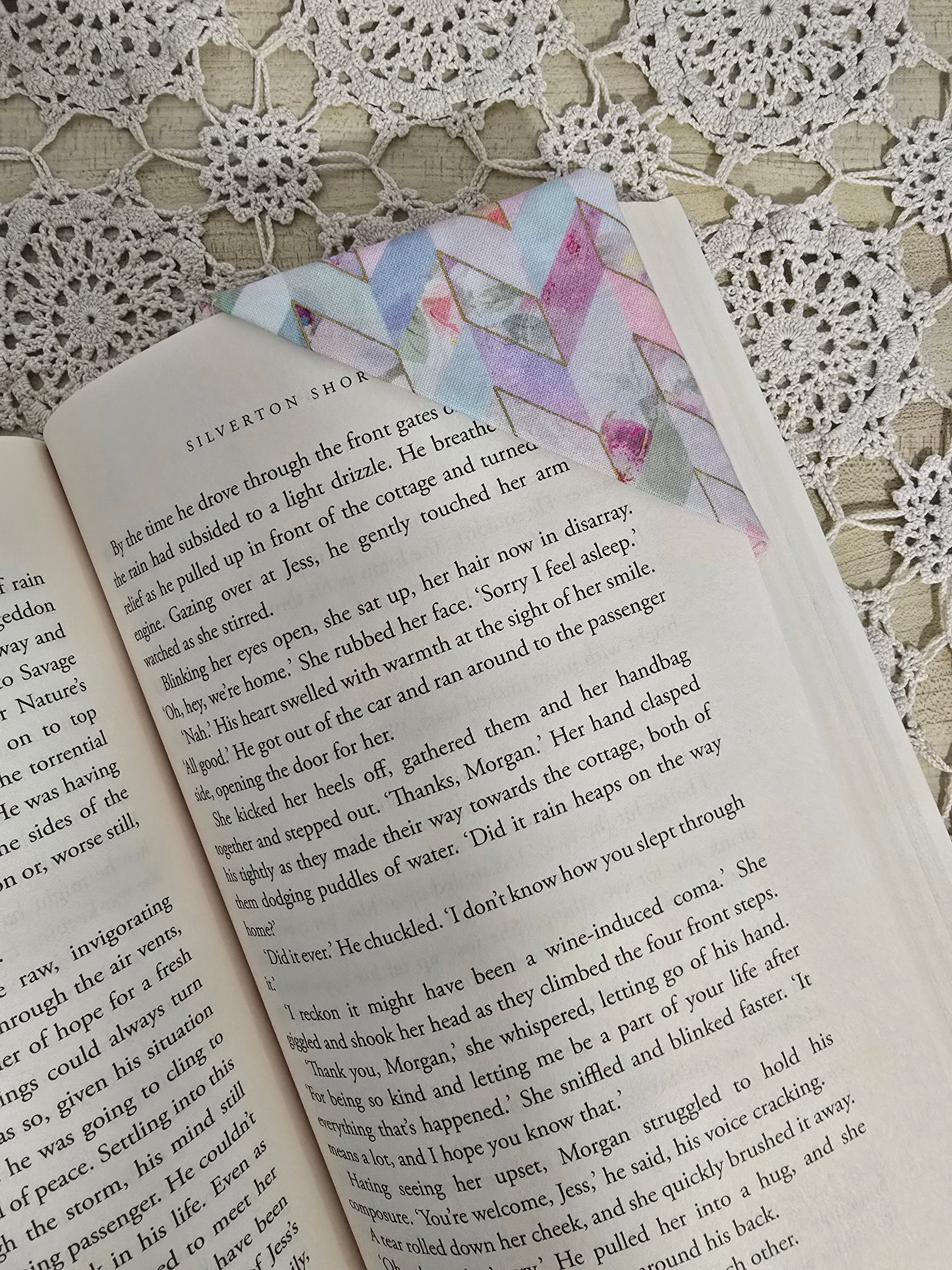 Handmade Floral Fabric Bookmark