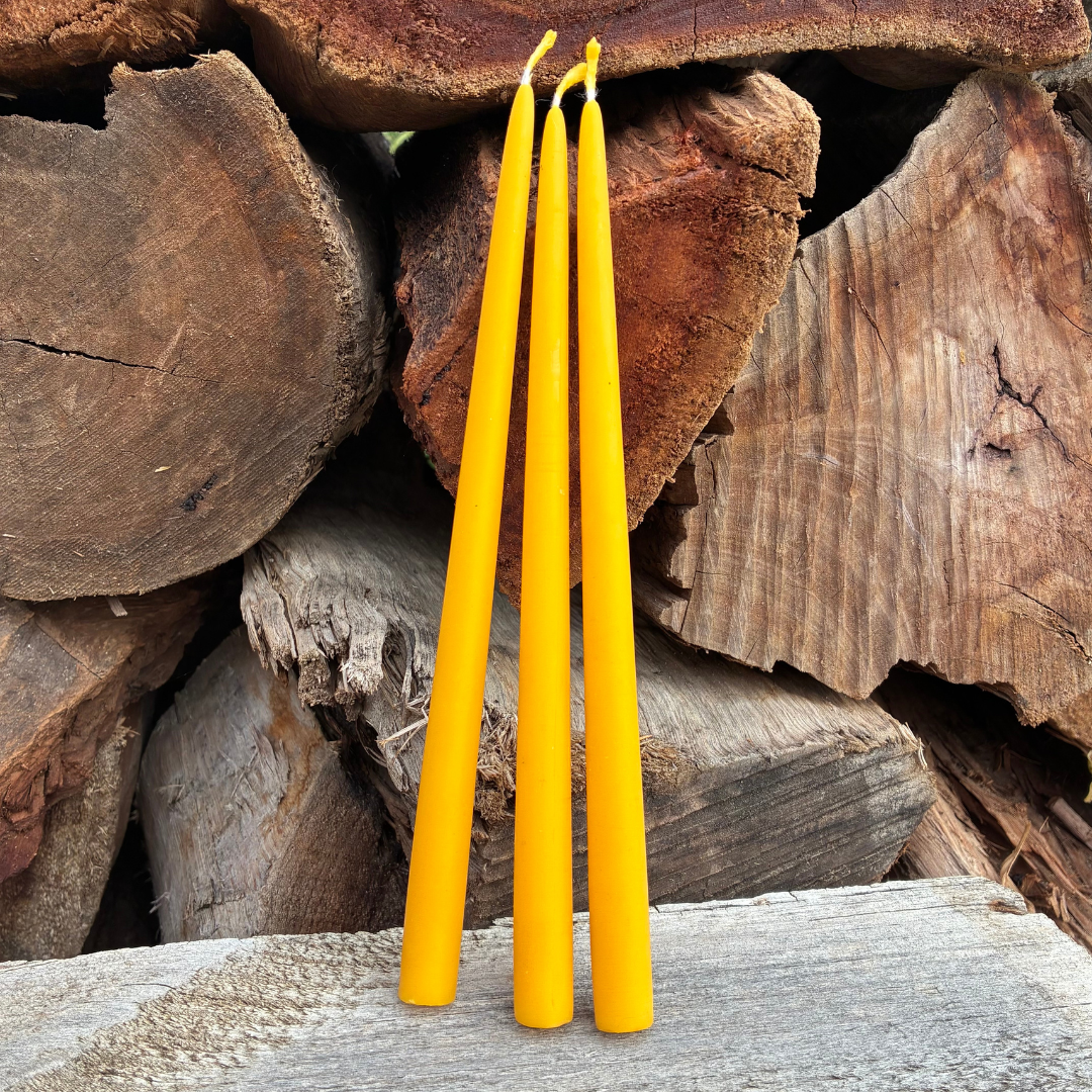 Limited Edition Golden Beeswax Candles