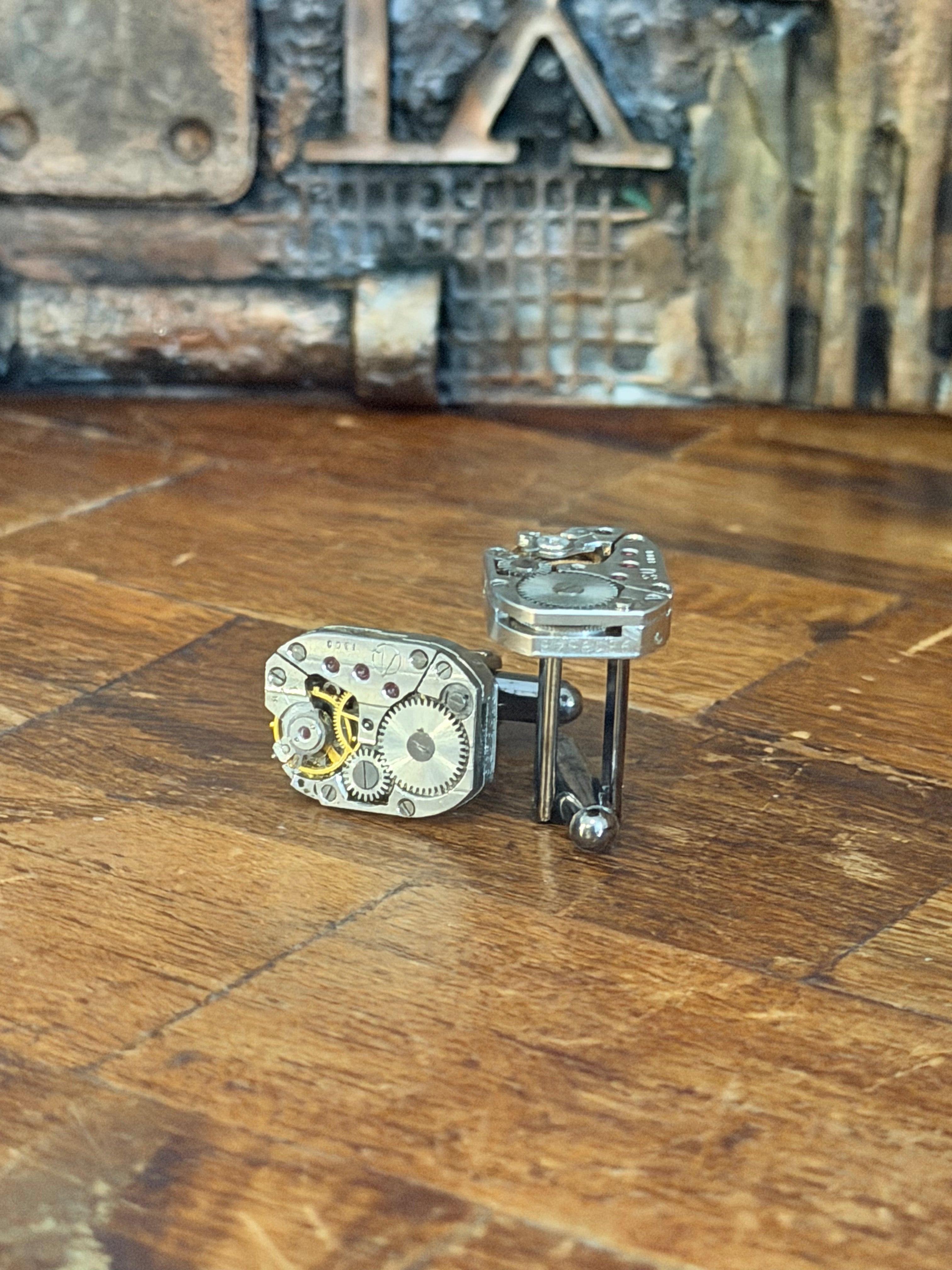 Steampunk Watch Movement Cufflinks