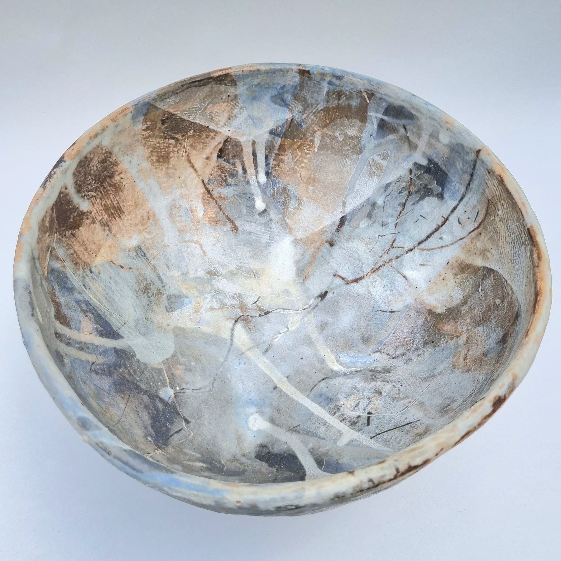 Snow Gum high arched footed bowl