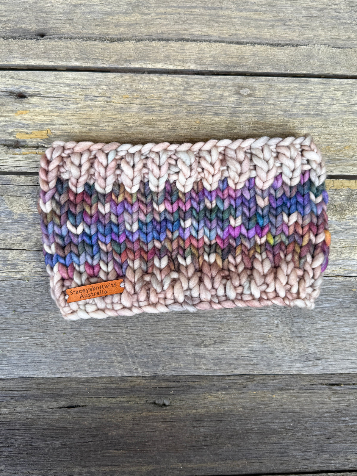 Stretchy Merino Headband, Knitted Earwarmers