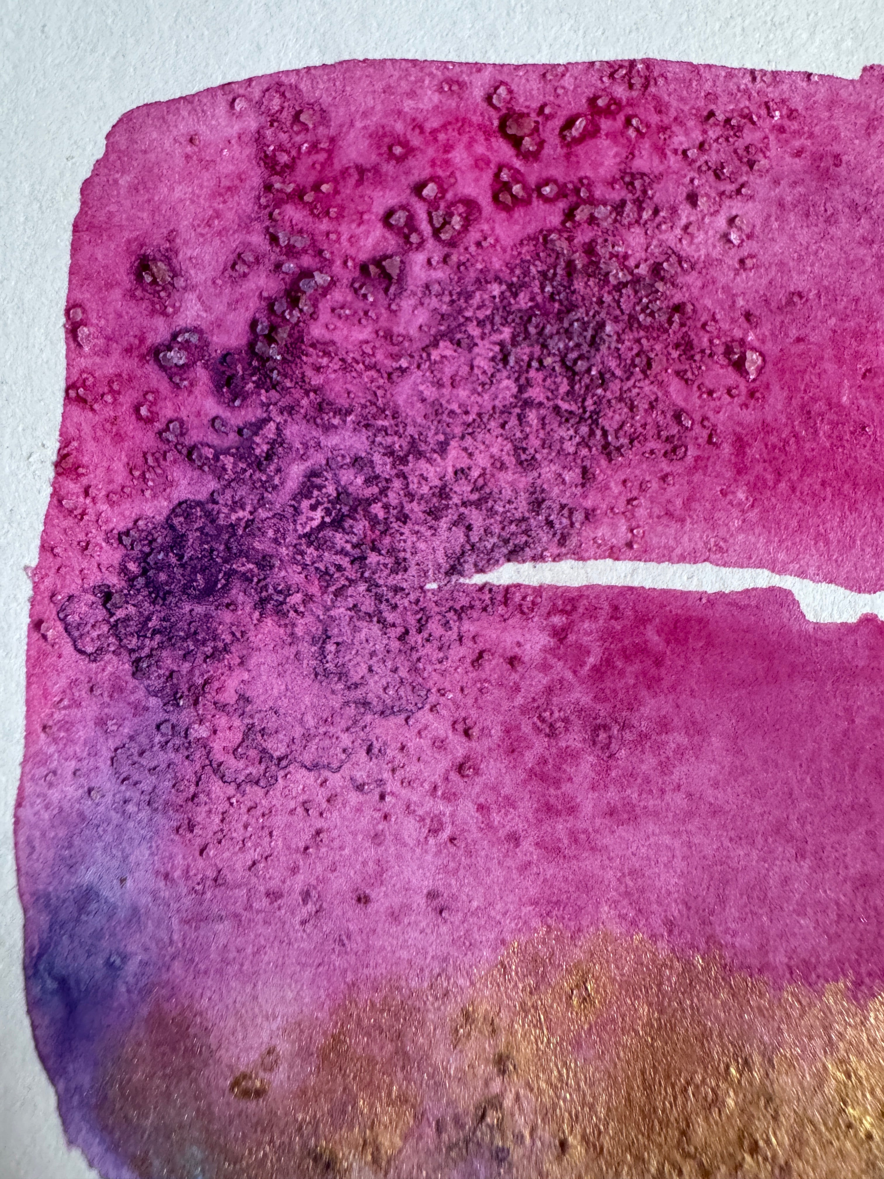 Quiet Becoming Abstract Watercolour Artwork