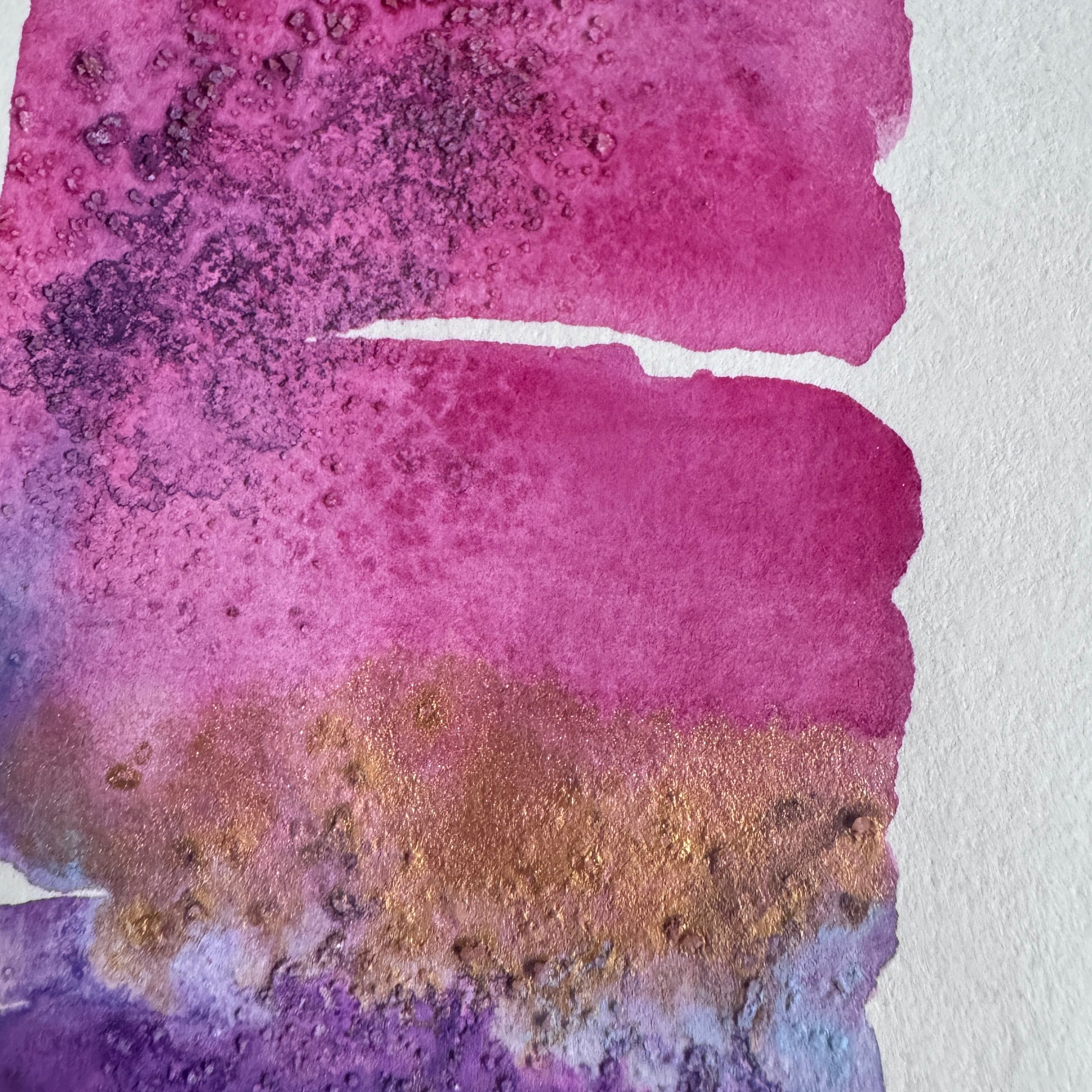 Quiet Becoming Abstract Watercolour Artwork