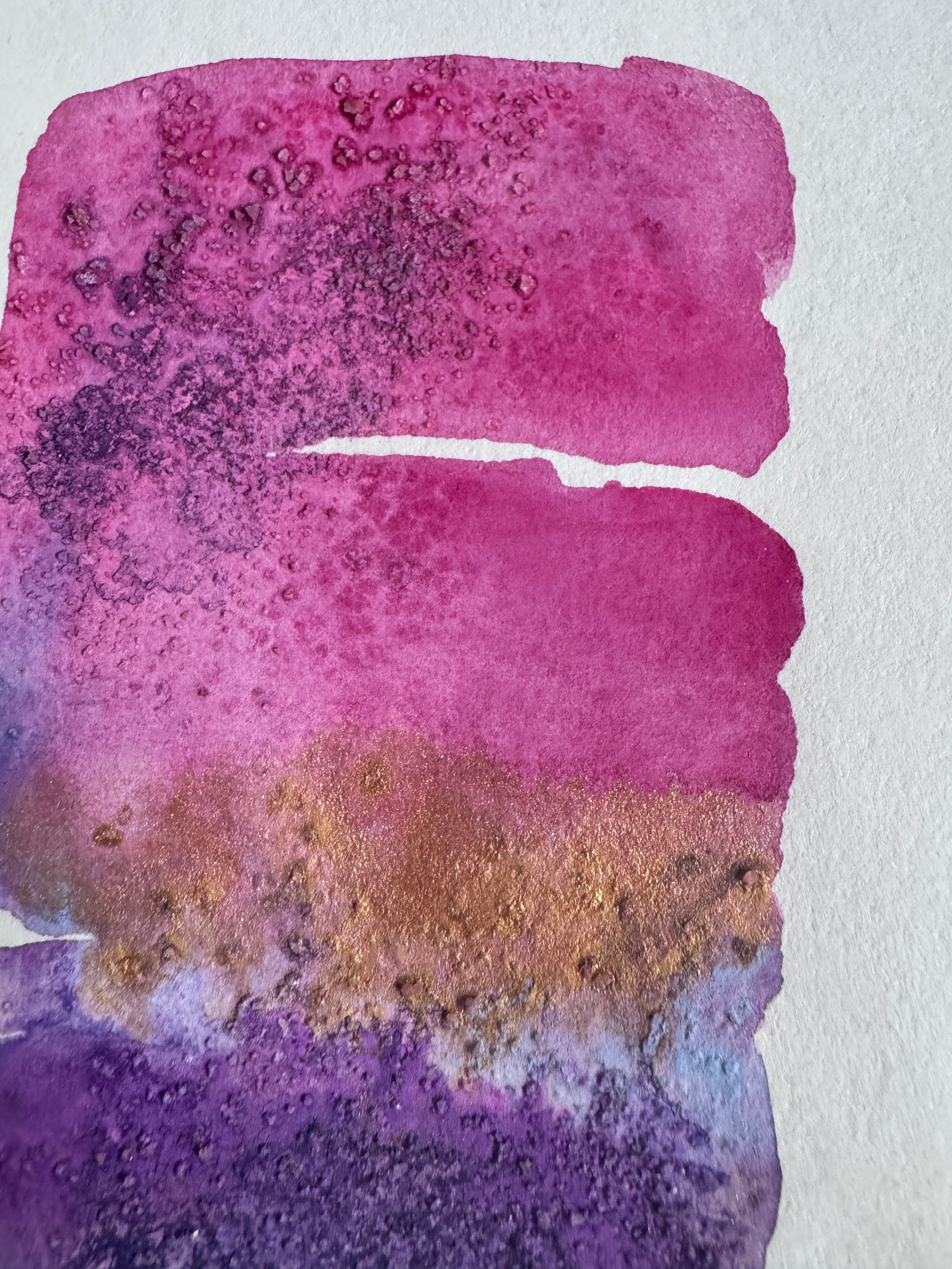 Quiet Becoming Abstract Watercolour Artwork