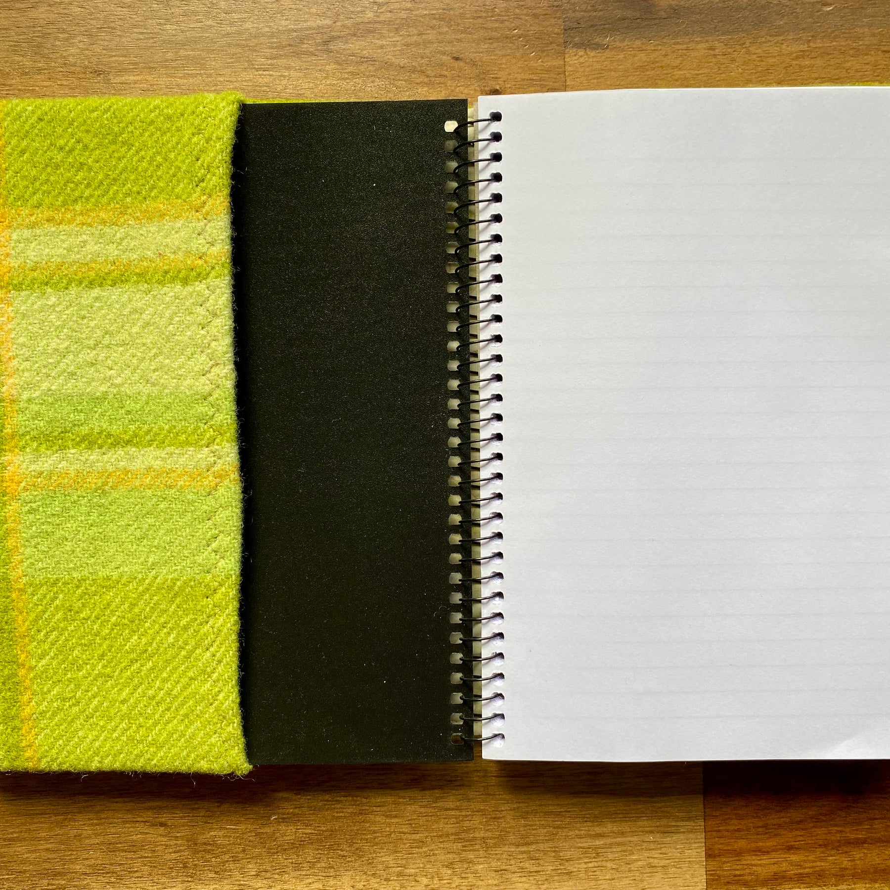 A5 Upcycled Notebook Wombat - Lime