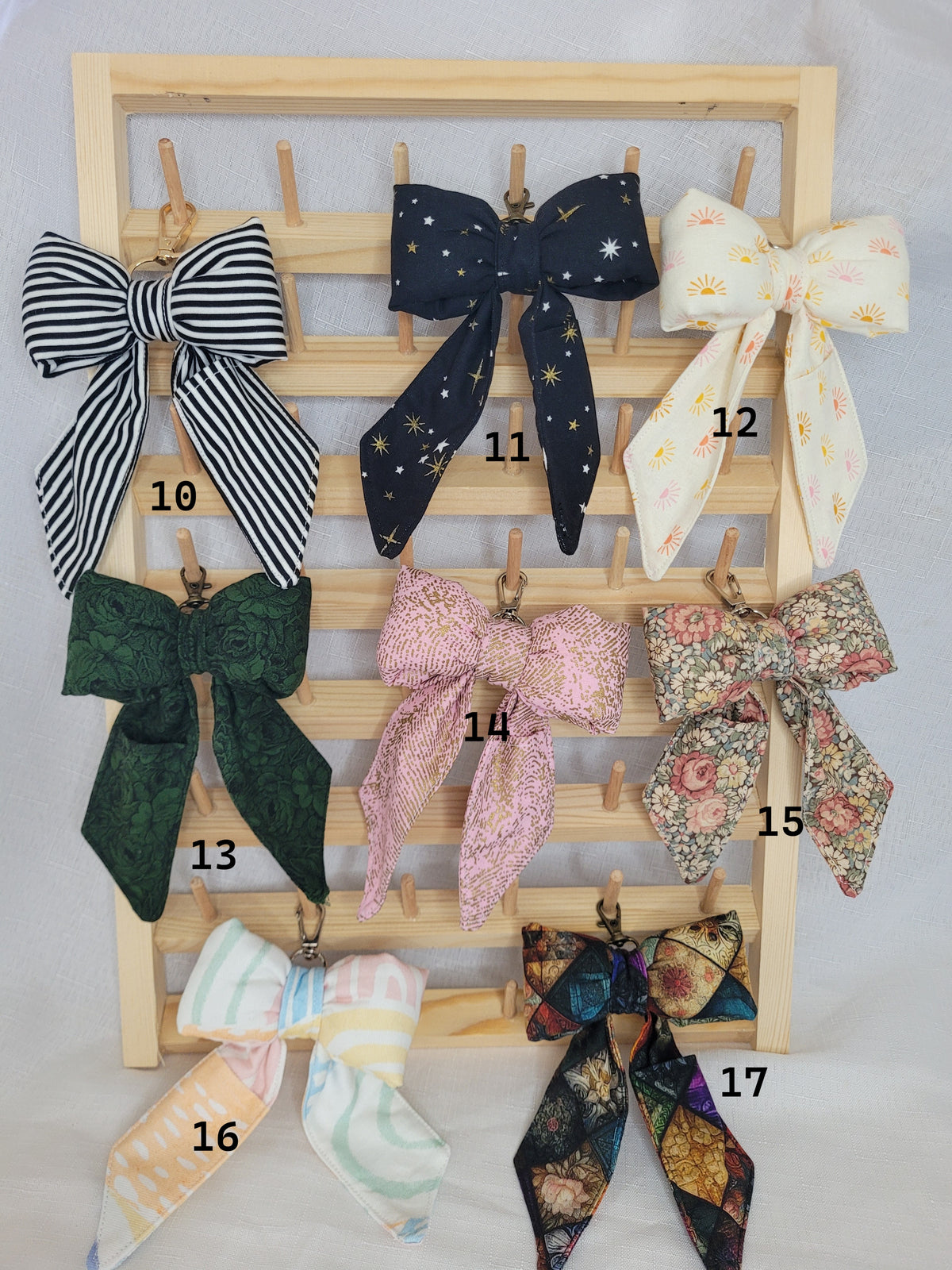 Bow Keyring with pocket