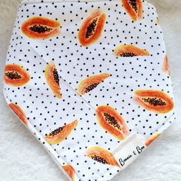 Bandana Bibs | 2 Design | Cotton | Velcro Closure | Handmade | E015