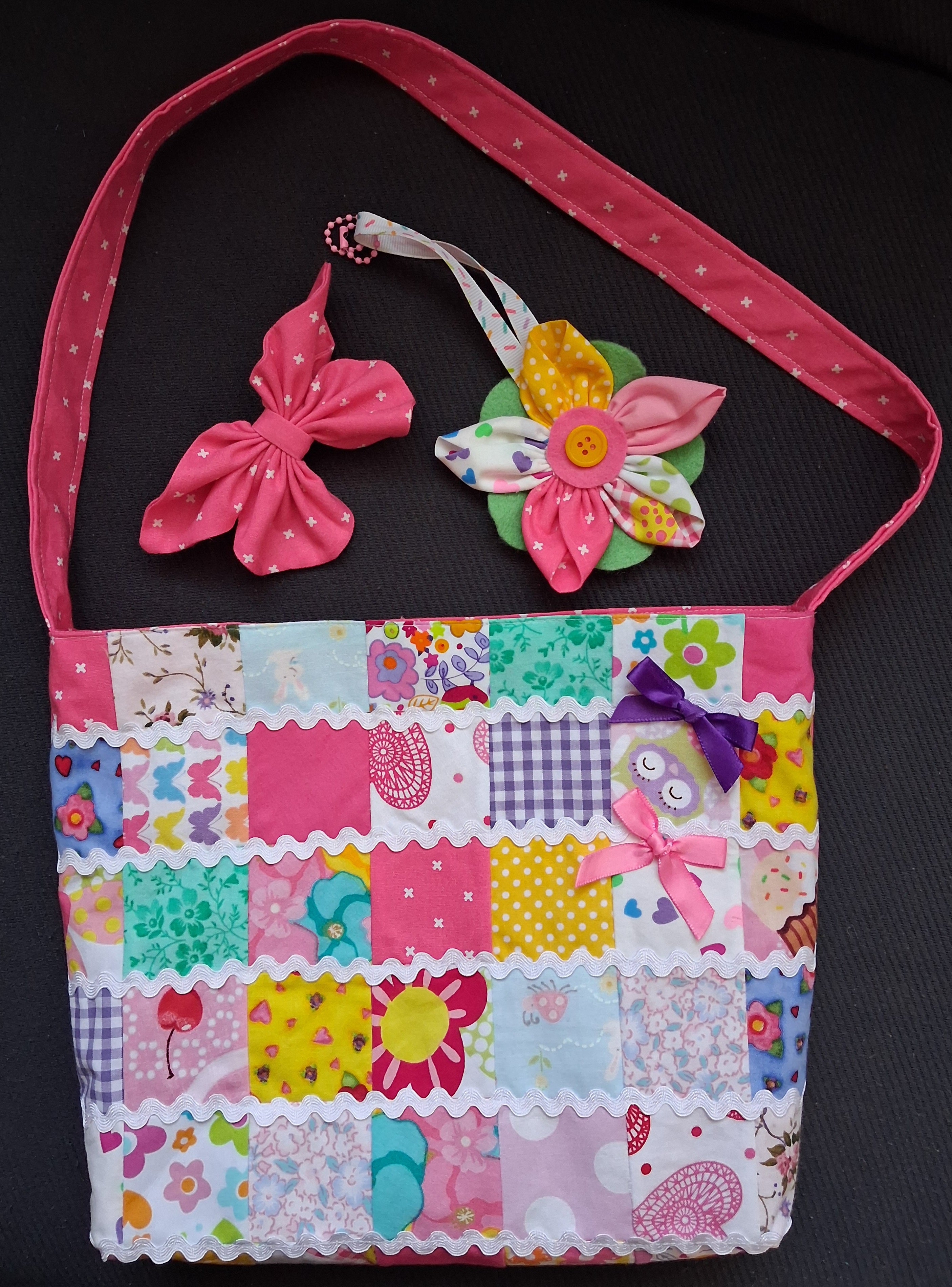 Children's Handbag, Bag Charm & Hairclip
