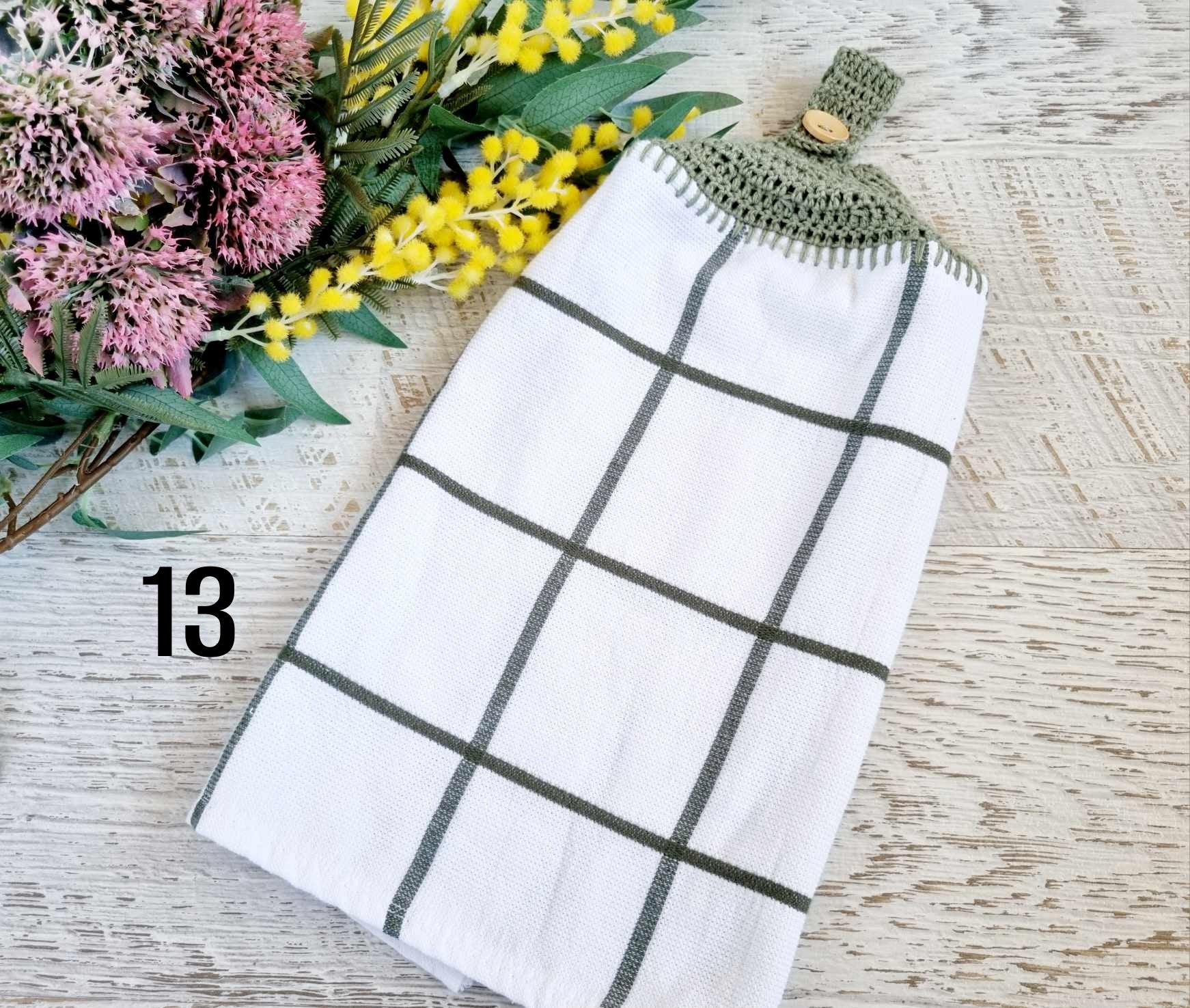 Kitchen Hand Towel | Hanging | Cotton | SINGLE LAYER | 9 Styles - 10-18