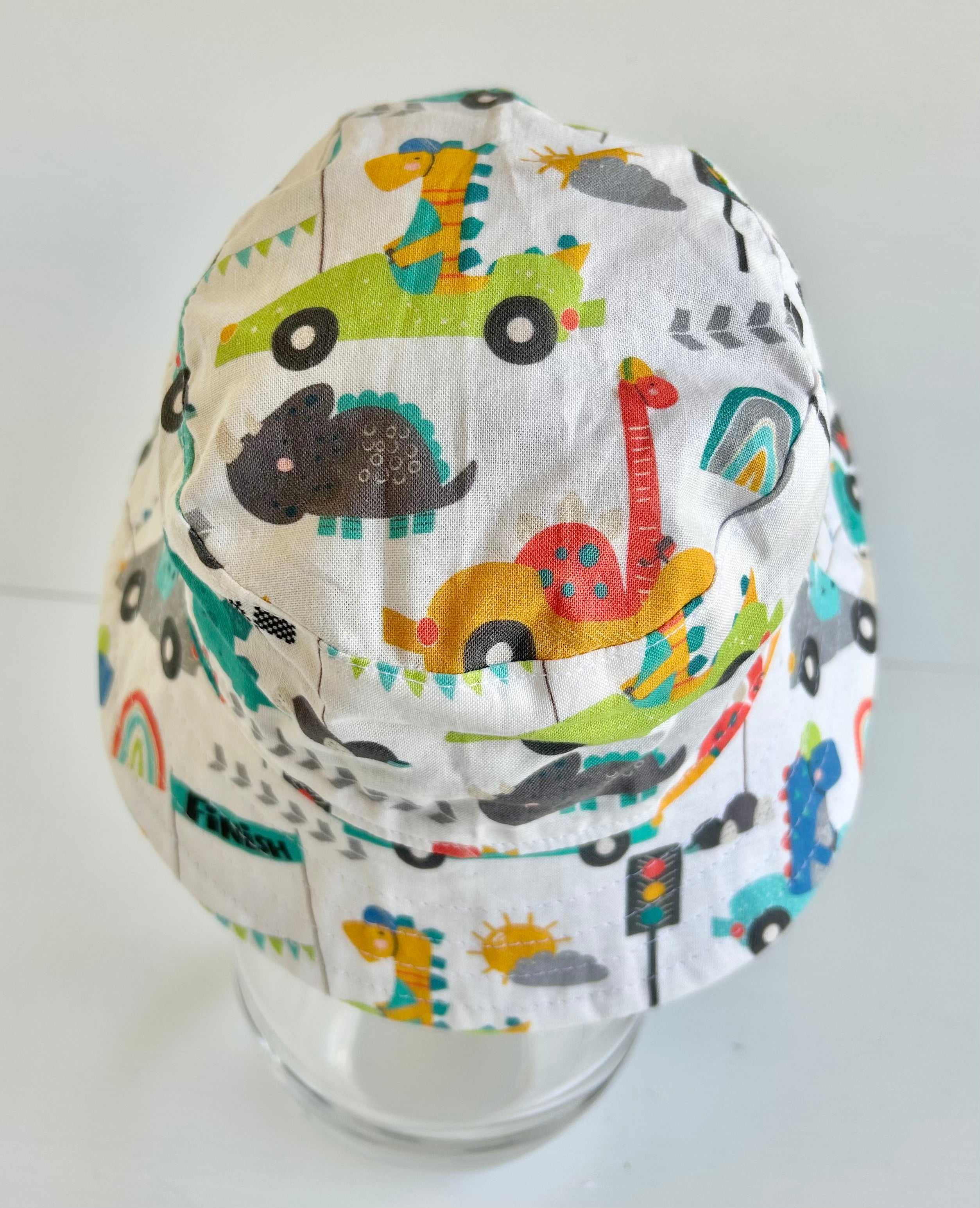 Ready to post- Small size regular brim hats with chin strap- reduced price