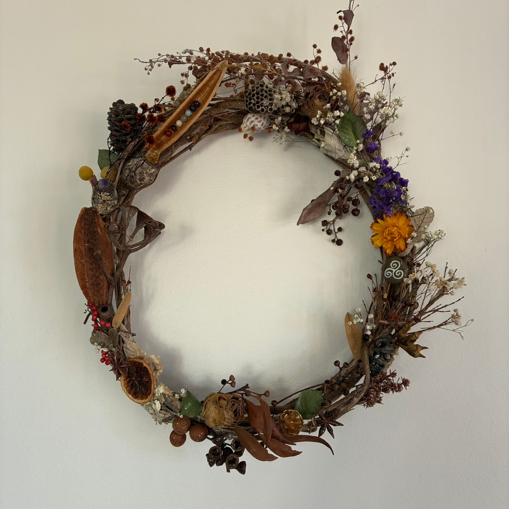 Wreath ~ Mother Nature Wreath (Measures 41cm x 50cm)