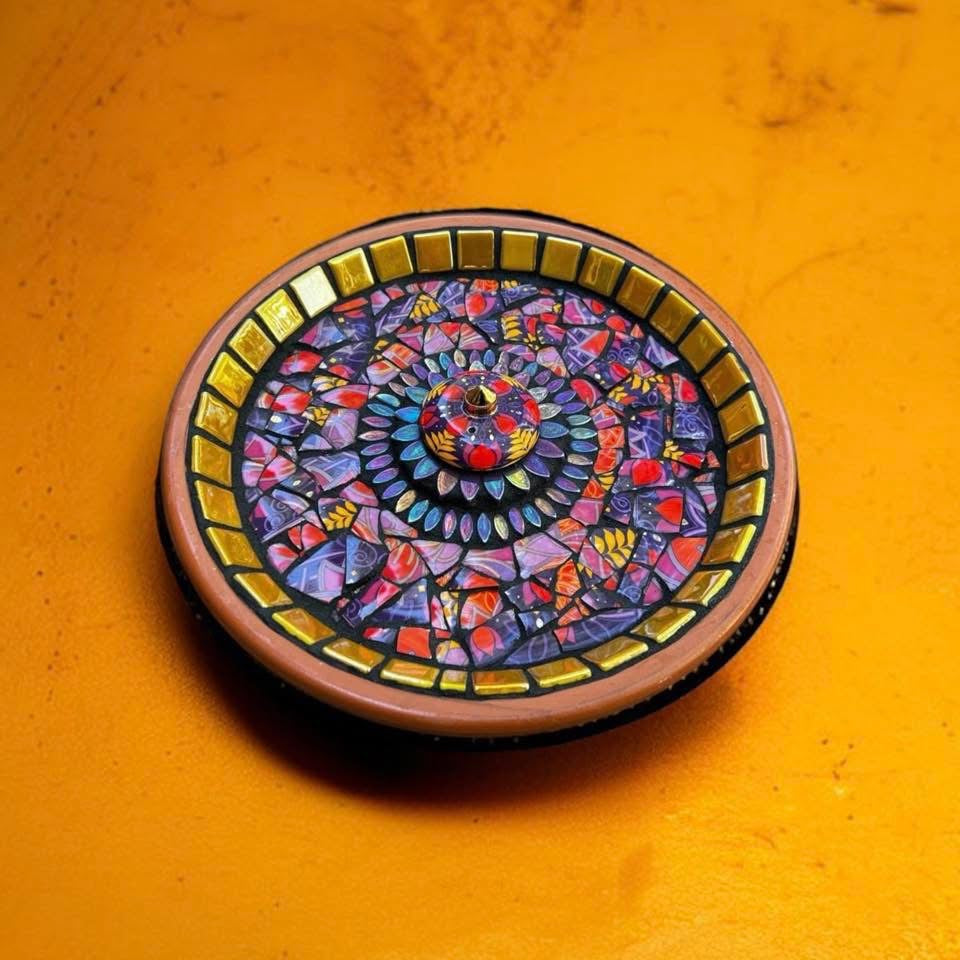 Mosaic Bee Bath.