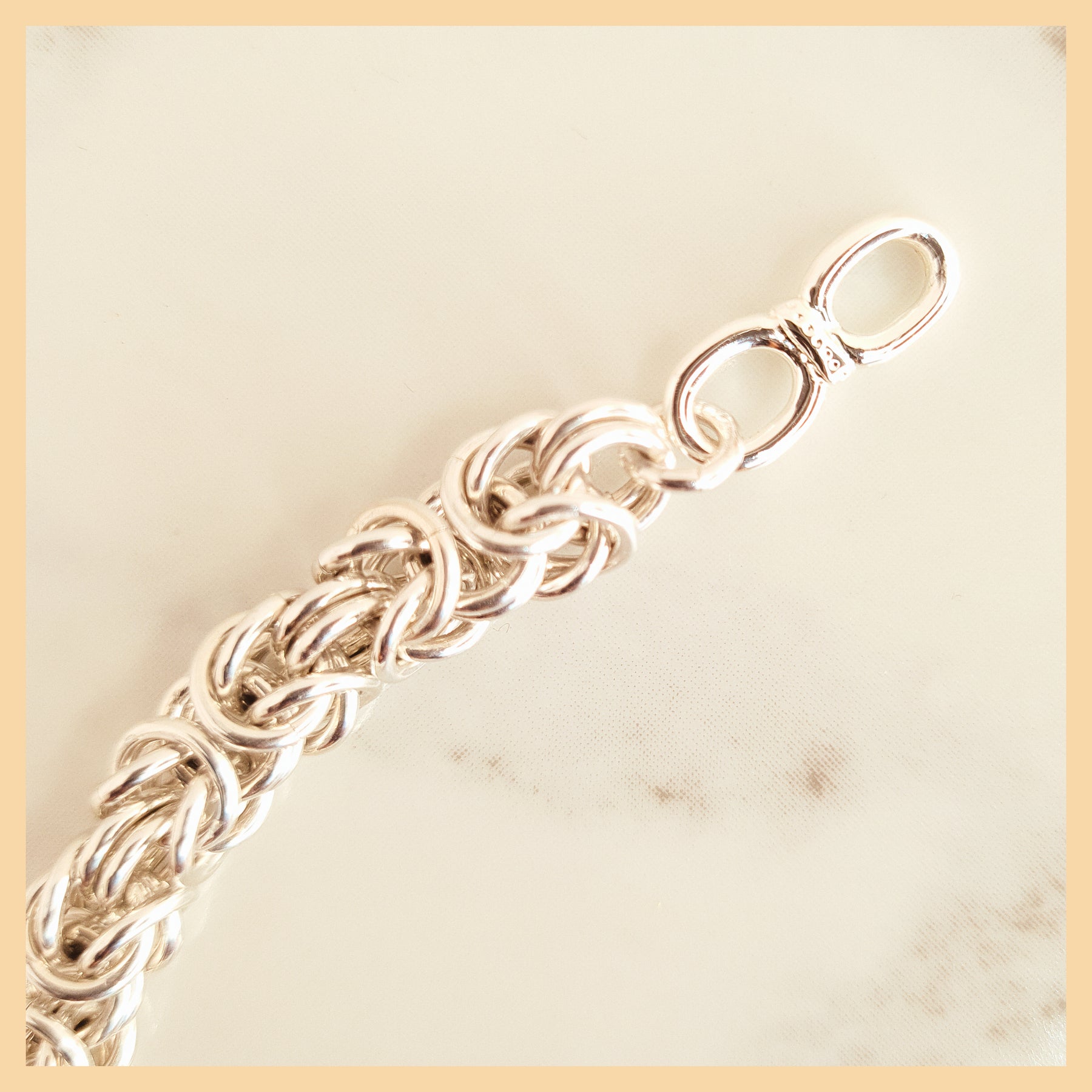 Chainmaille Byzantine Weave Bracelet