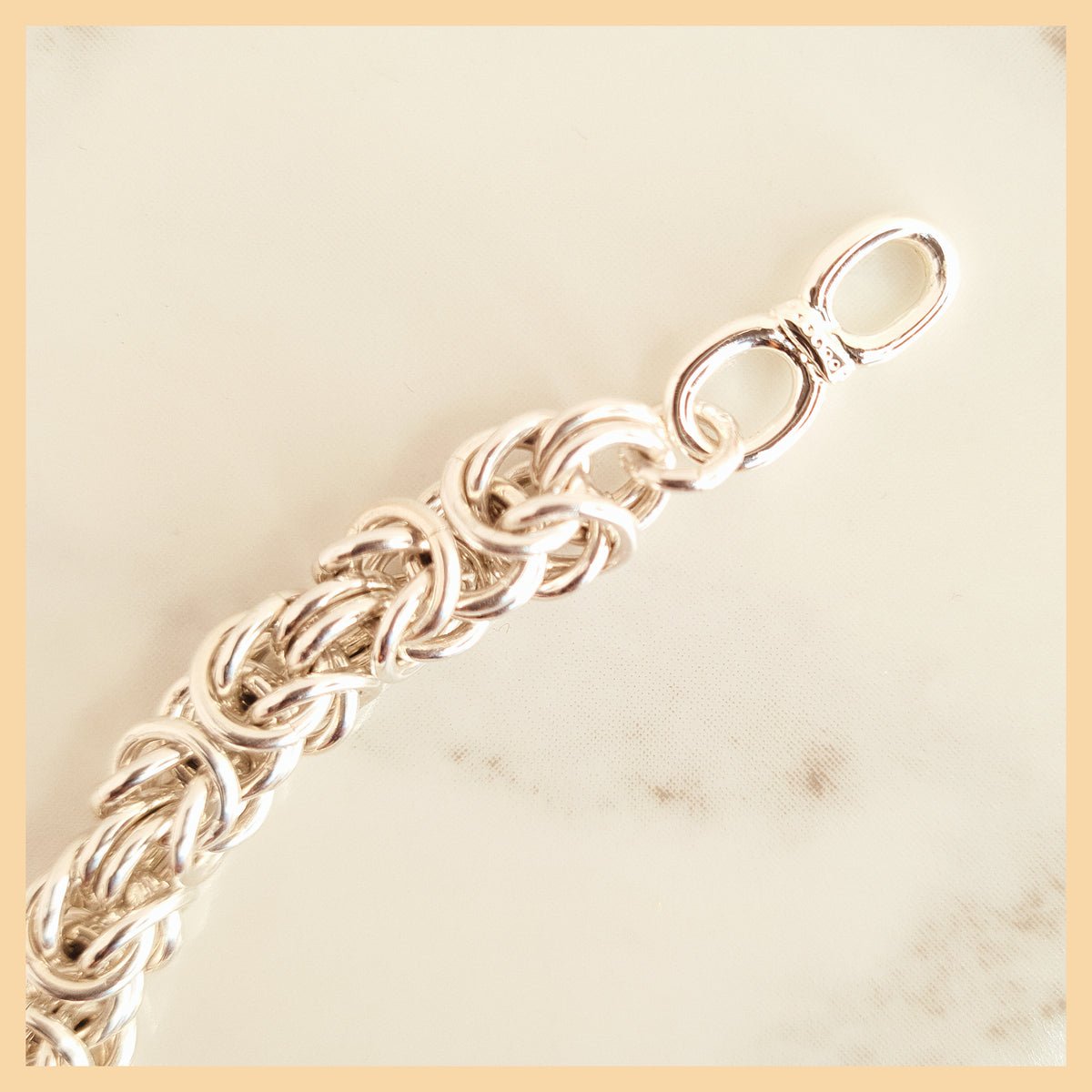 Chainmaille Byzantine Weave Bracelet