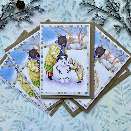 Five Warm-hearted Australian Animal Christmas Cards	(xp-msno)