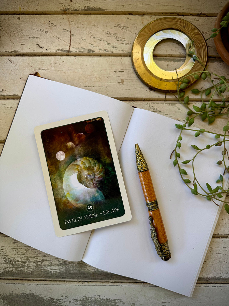 Soul Weaver's Field Book - A5 Green Leather Journal