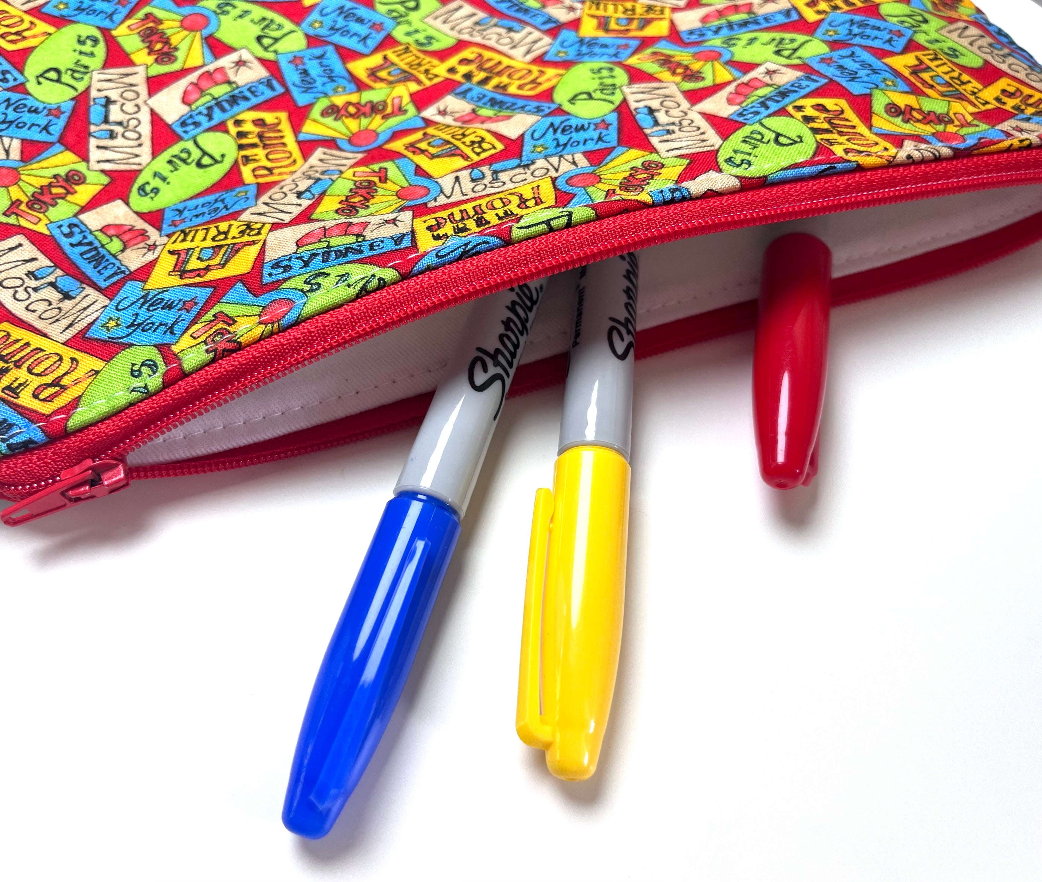Travel pencil case