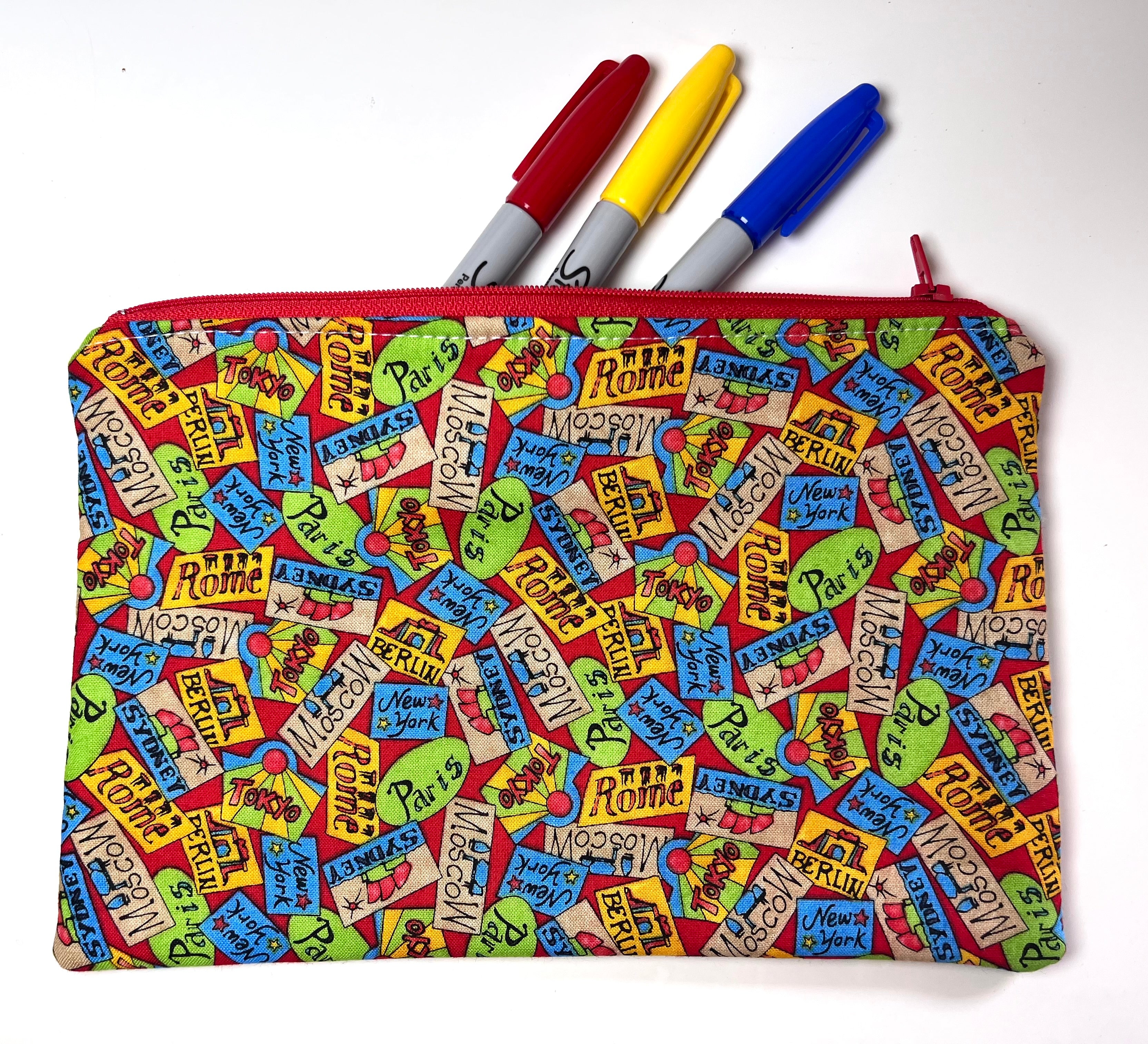 Travel pencil case