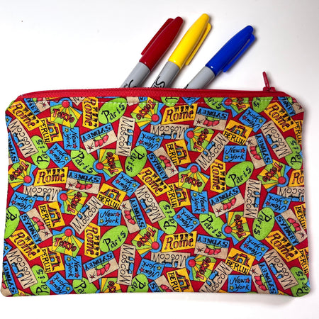 Travel pencil case