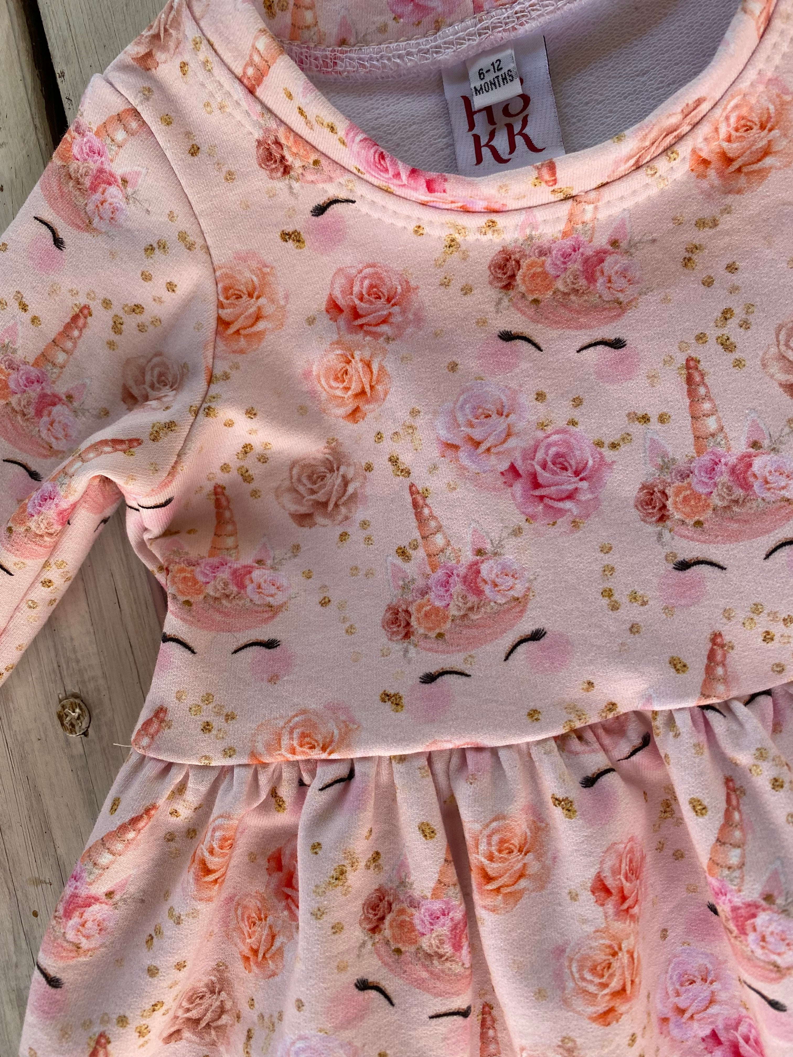 Babies unicorn dress size 0