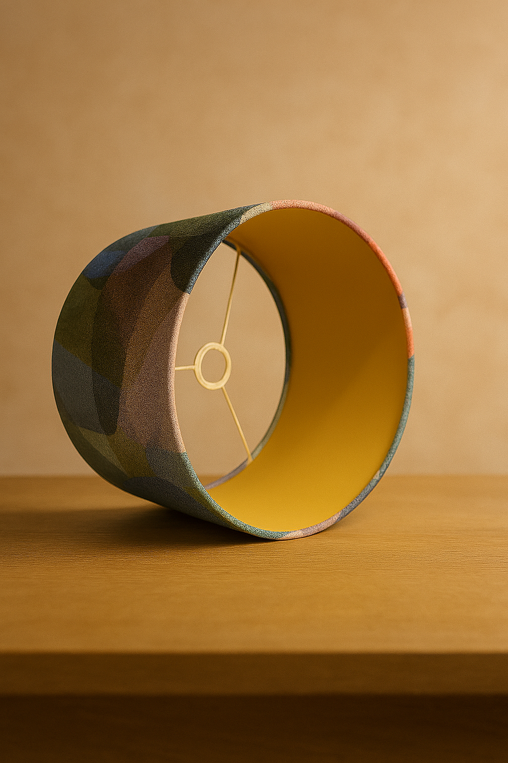 Archie double side gold lining drum lampshade