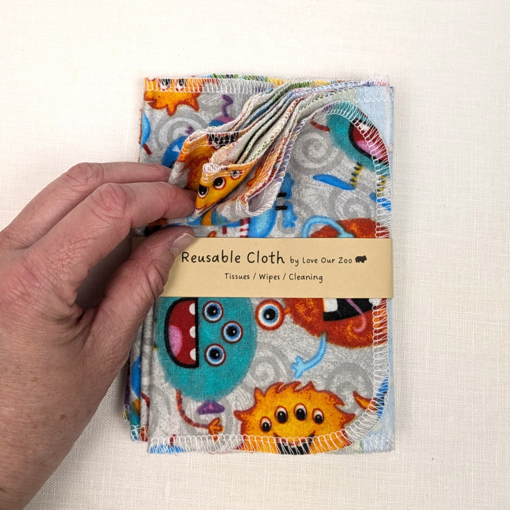 Reusable Cloth Tissues | Wipes | Washers | by Wattle Acres